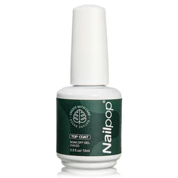 KissICON Top coat 15ml Nailpop 10ml Rubber Base Gel Top Coat Soak