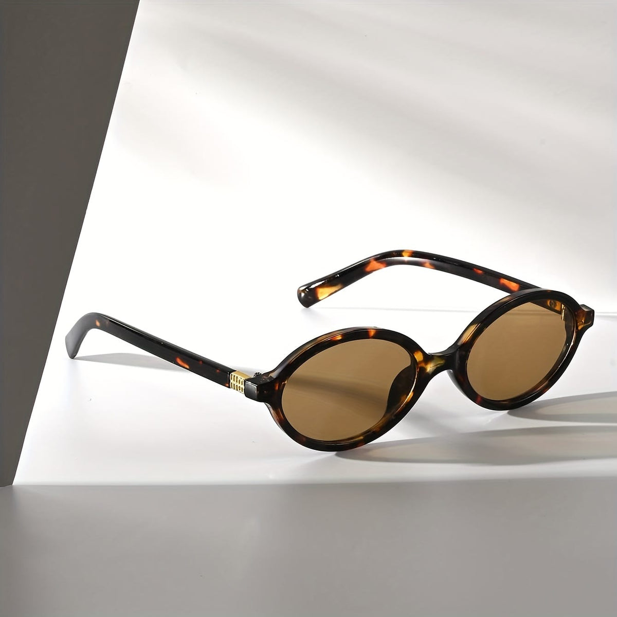 jkthpu-45 Tortoiseshell Frame Powder Retro Oval PC Glasses Adaptive Indoor Vision Priority Access