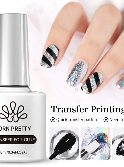 KissICON Transfer foil gel KissIcon Born Pretty Base and Top Coat Gel