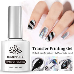 KissICON Transfer foil gel KissIcon Born Pretty Base and Top Coat Gel
