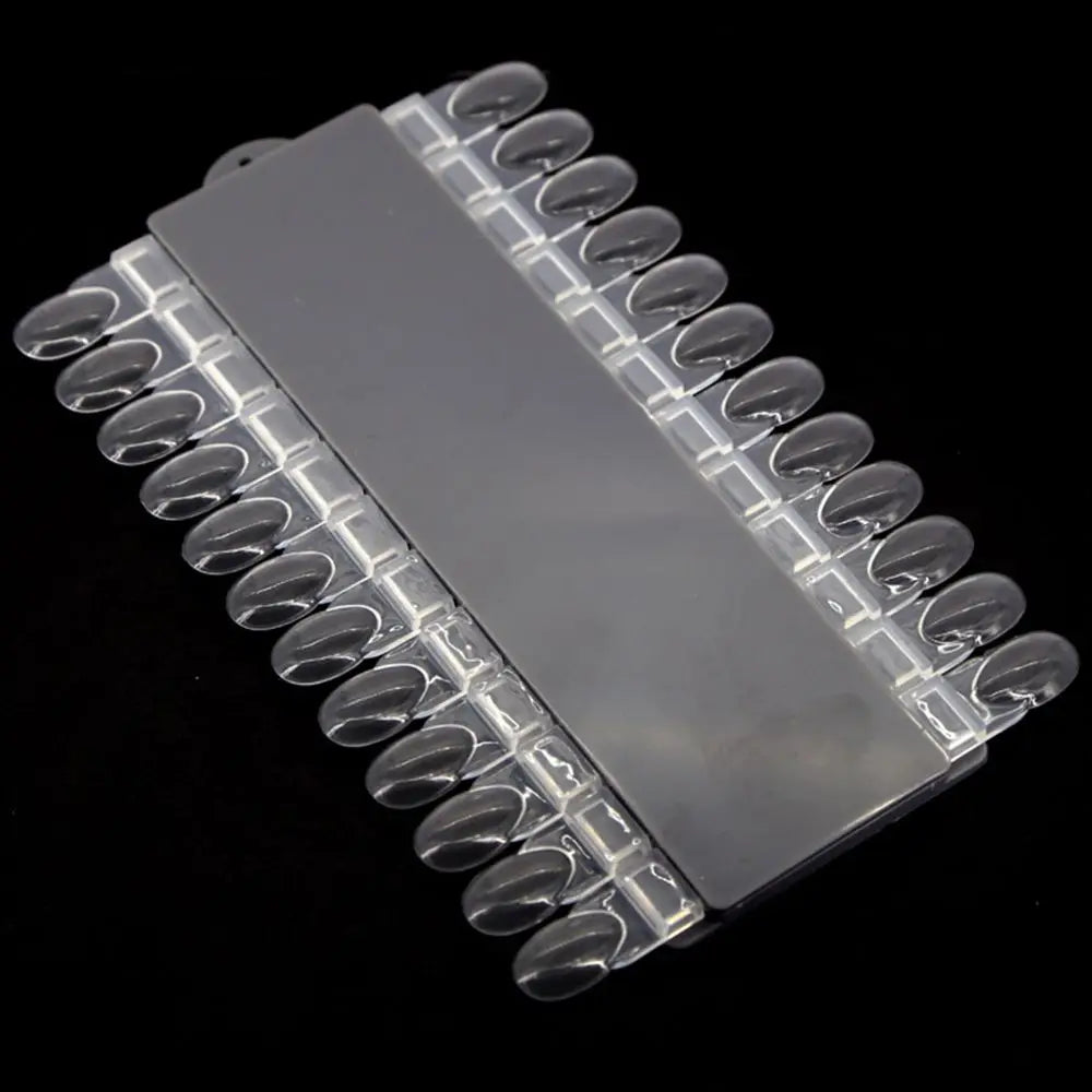 KissICON transparent Chart Varnish Color Showing Stand Natural Color Nail