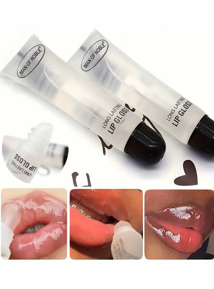 KissICON Transparent KissIcon Lip Gloss Set - Hydrating Long-Lasting Shine