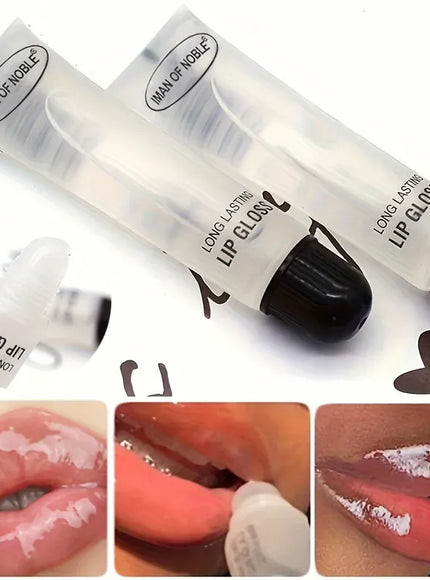 KissICON Transparent KissIcon Lip Gloss Set - Hydrating Long-Lasting Shine