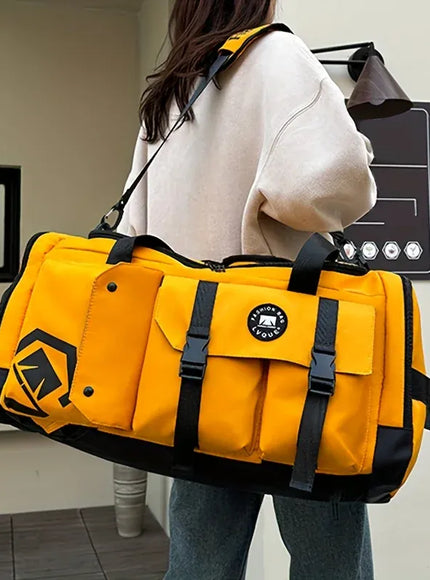 KissICON Travel Gym Backpack WetDry Separation Shoe Storage