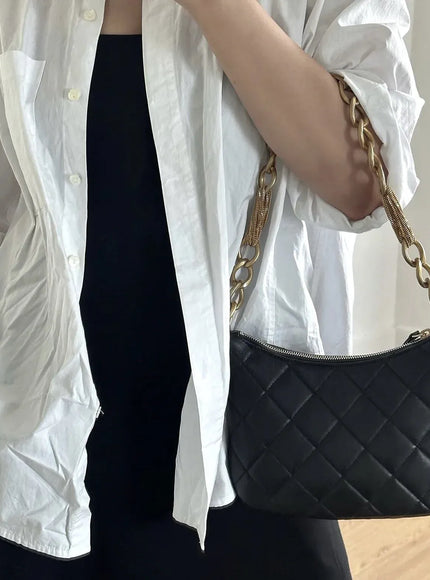 KissICON Trending Designer Hand Genuine Leather Sheepskin Chain