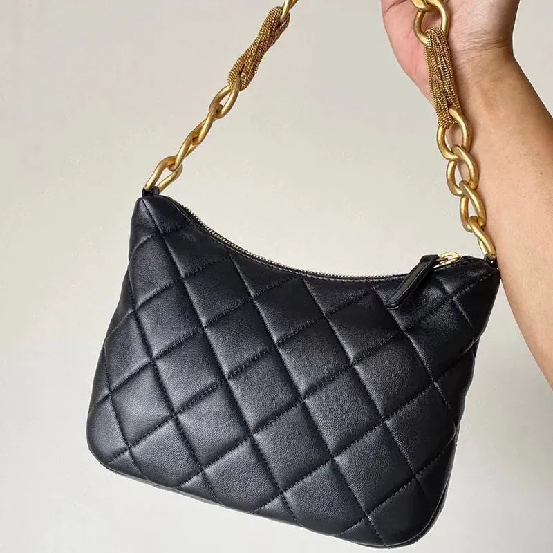 KissICON Trending Designer Hand Genuine Leather Sheepskin Chain