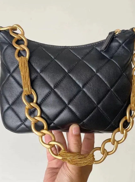 KissICON Trending Designer Hand Genuine Leather Sheepskin Chain