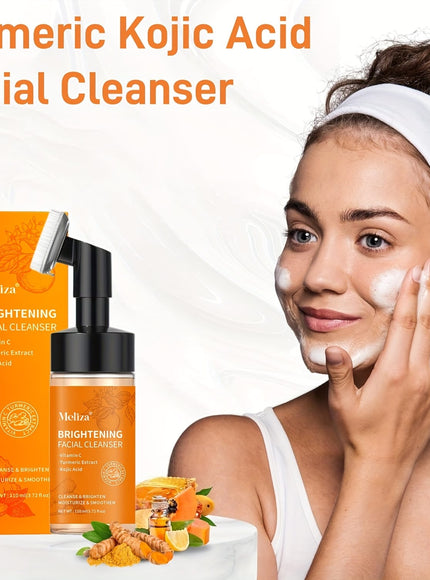 KissICON Turmeric+Kojic Acid / 110Ml Gentle Turmeric Vitamin C Foam Cleanser