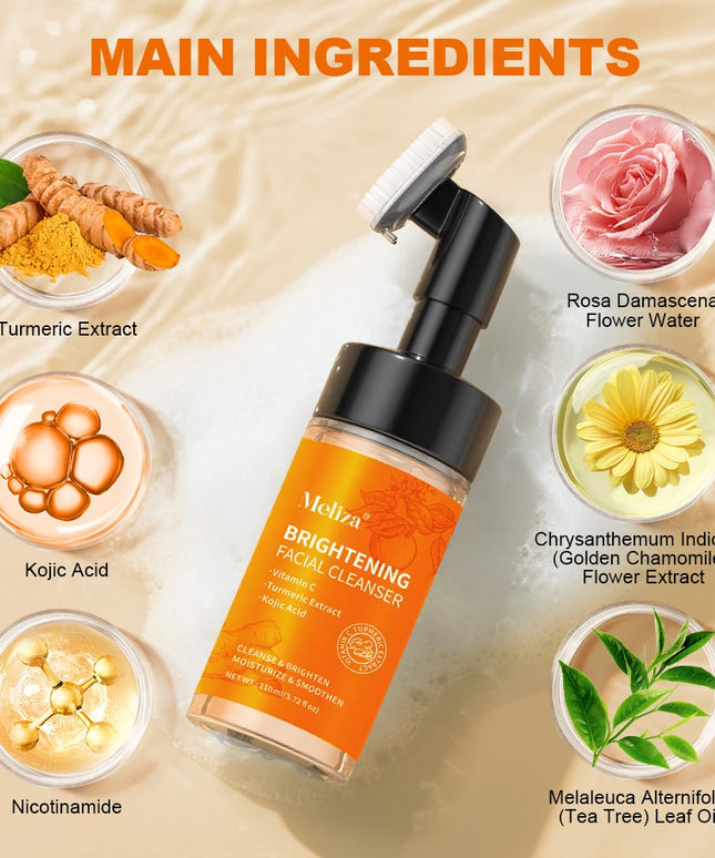 KissICON Turmeric+Kojic Acid / 110Ml Gentle Turmeric Vitamin C Foam Cleanser