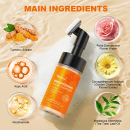 KissICON Turmeric+Kojic Acid / 110Ml Gentle Turmeric Vitamin C Foam Cleanser