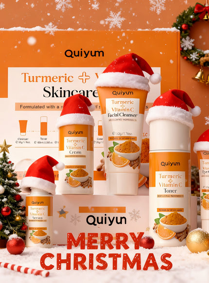 KissICON Turmeric Vitamin C Skincare Set 5 In 1