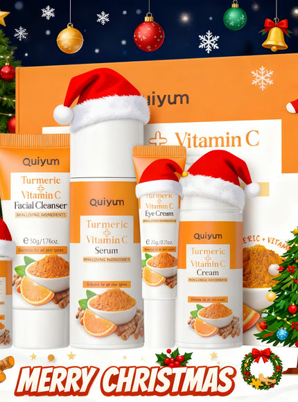 KissICON Turmeric & Vitamin C Turmeric Vitamin C Skincare Set 5 In 1