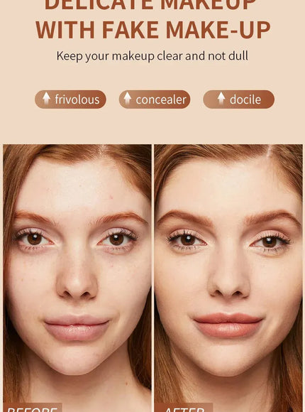 KissICON 💋TVLV Velvet Moist Foundation Stick - LongLasting Concealer