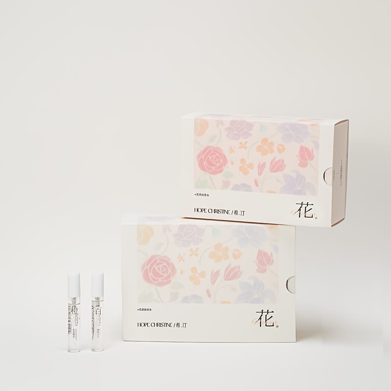 KissICON Twelve Flower Scent Perfume Gift Box (5ML*12) 12piece Floral Perfume – Gift
