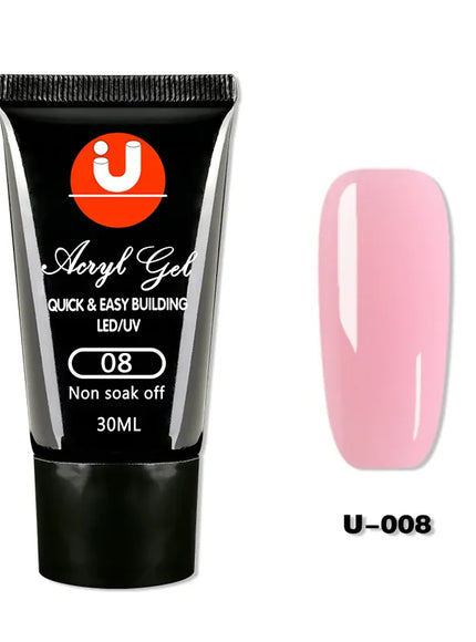KissICON U-008 KissIcon Acrylic Gel 30g - Semi Permanent Builder