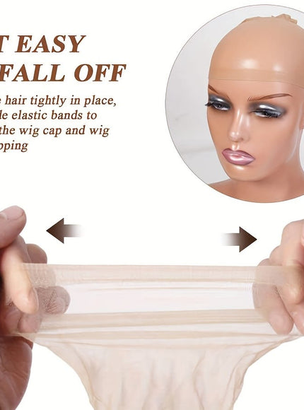 KissICON Ultra Thin Sheer Wig Caps Mesh for Weave