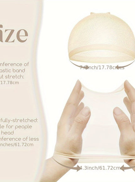 KissICON Ultra Thin Sheer Wig Caps Mesh for Weave