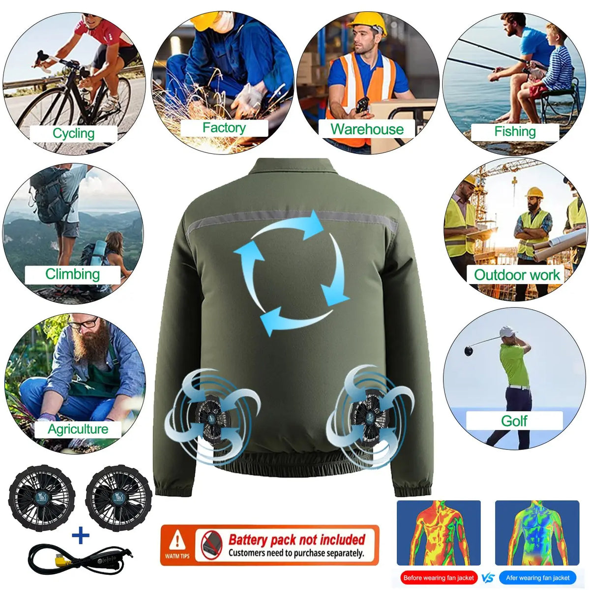 KissICON Ultralight Summer Cooling Vest Sun Protection  Windbreaker Jacket