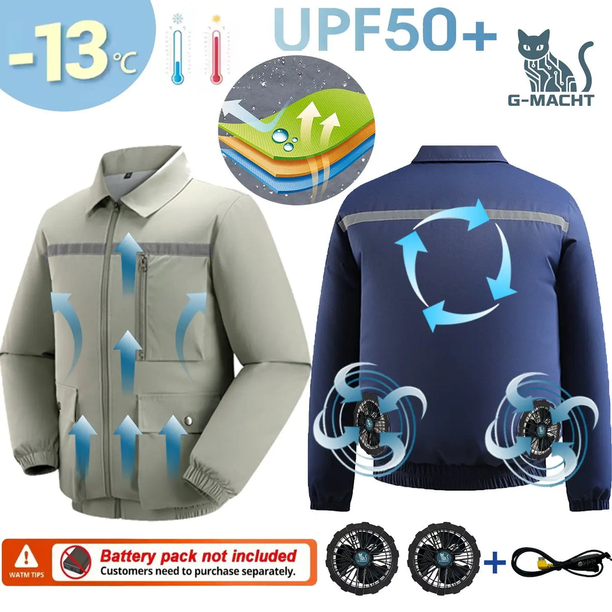 KissICON Ultralight Summer Cooling Vest Sun Protection  Windbreaker Jacket