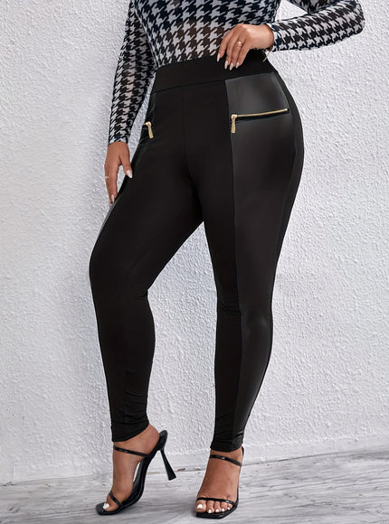 jkthpu-45 UltraSoft Plus Size Tummy Control Yoga Leggings
