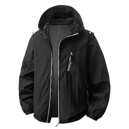 KissICON Unisex Black / M / China Mainland JNLN Unisex Lightweight AntiUV Summer Windbreaker Jacket