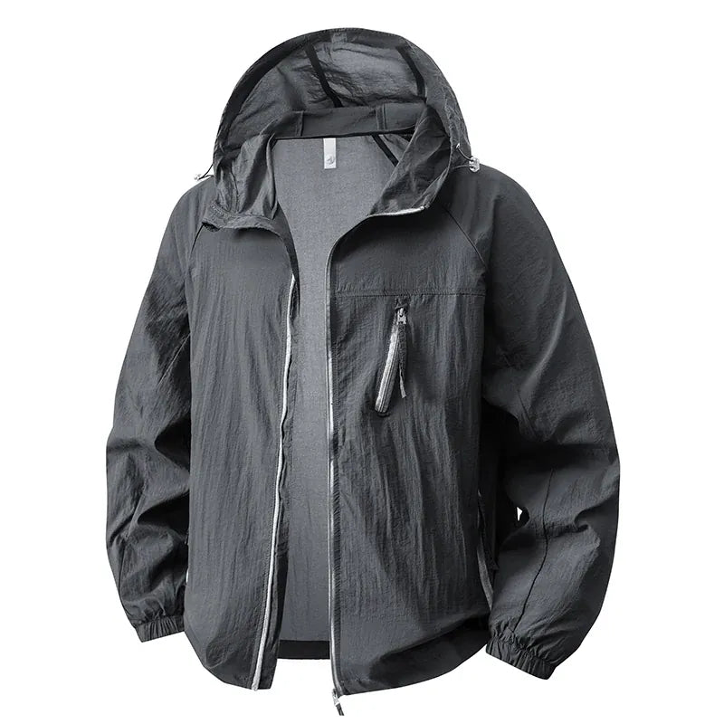 KissICON Unisex Dark Gray / M / China Mainland JNLN Unisex Lightweight AntiUV Summer Windbreaker Jacket