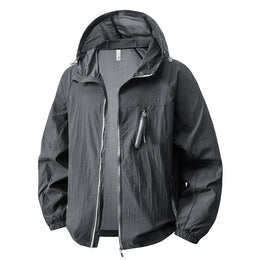 KissICON Unisex Dark Gray / M / China Mainland JNLN Unisex Lightweight AntiUV Summer Windbreaker Jacket