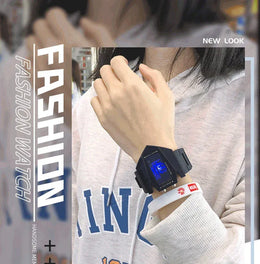 KissICON Unisex Digital Sports Watch - Jet Fighter Timepiece