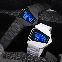 KissICON Unisex Digital Sports Watch - Jet Fighter Timepiece