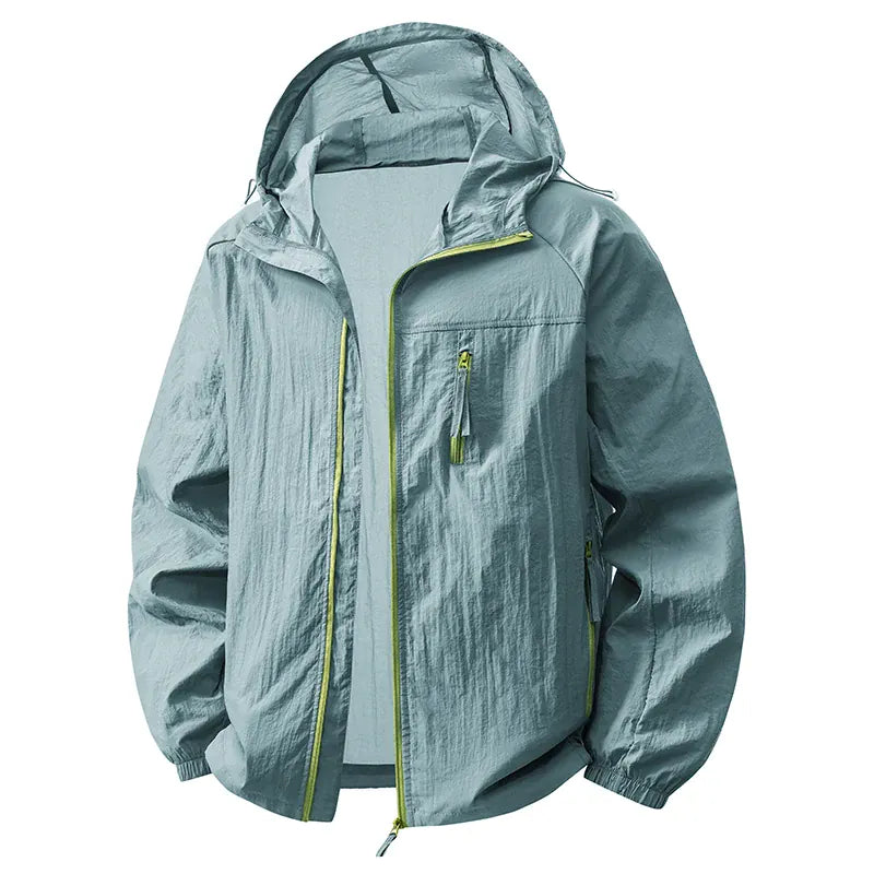 KissICON Unisex Light Blue / L / China Mainland JNLN Unisex Lightweight AntiUV Summer Windbreaker Jacket