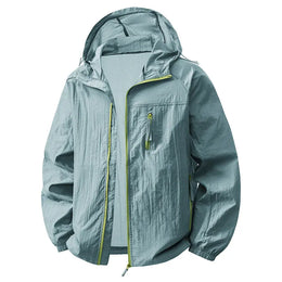 KissICON Unisex Light Blue / L / China Mainland JNLN Unisex Lightweight AntiUV Summer Windbreaker Jacket