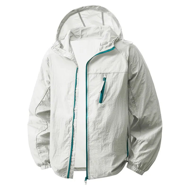 KissICON Unisex Light Green / M / China Mainland JNLN Unisex Lightweight AntiUV Summer Windbreaker Jacket