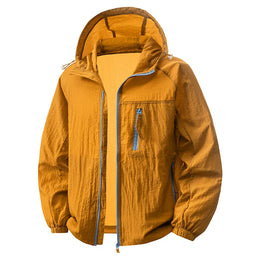 KissICON Unisex Orange / L / China Mainland JNLN Unisex Lightweight AntiUV Summer Windbreaker Jacket