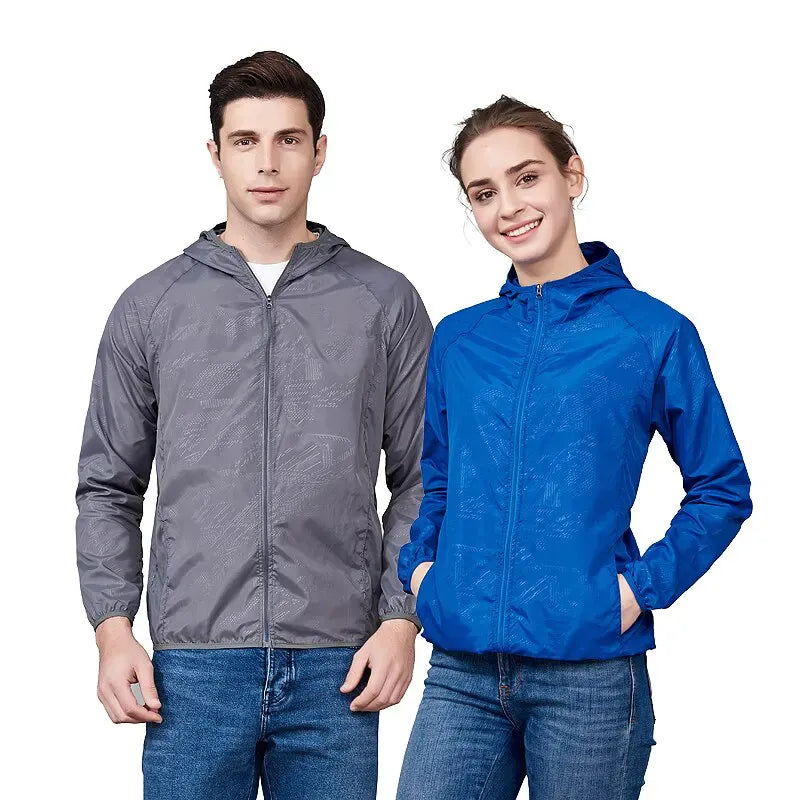KissICON Unisex Waterproof Quick Dry Outdoor Hiking Camping Windbreaker Jacket