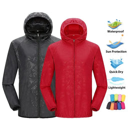 KissICON Unisex Waterproof Quick Dry Outdoor Hiking Camping Windbreaker Jacket