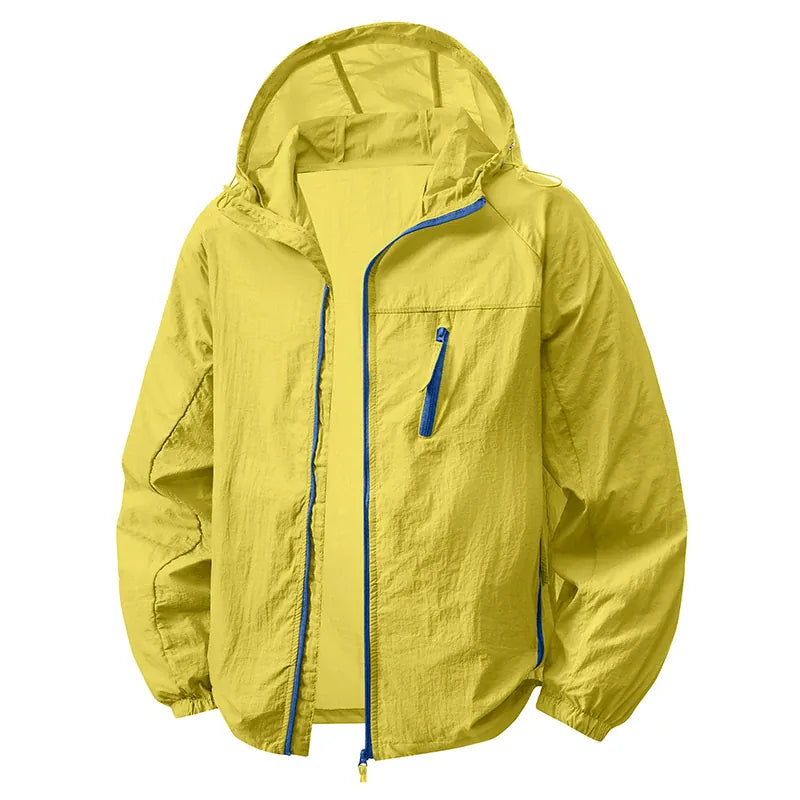 KissICON Unisex Yellow / L / China Mainland JNLN Unisex Lightweight AntiUV Summer Windbreaker Jacket