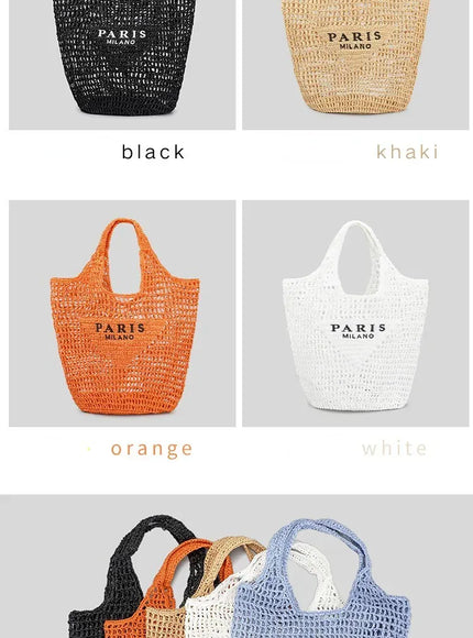 KissICON Urban Women's Handbag – Embroidered Letter Mesh