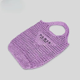KissICON Urban Women's Handbag – Embroidered Letter Mesh