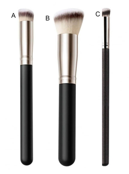 KissICON Useful Makeup Brush Multifunctional Contour Brush Cozy Grip
