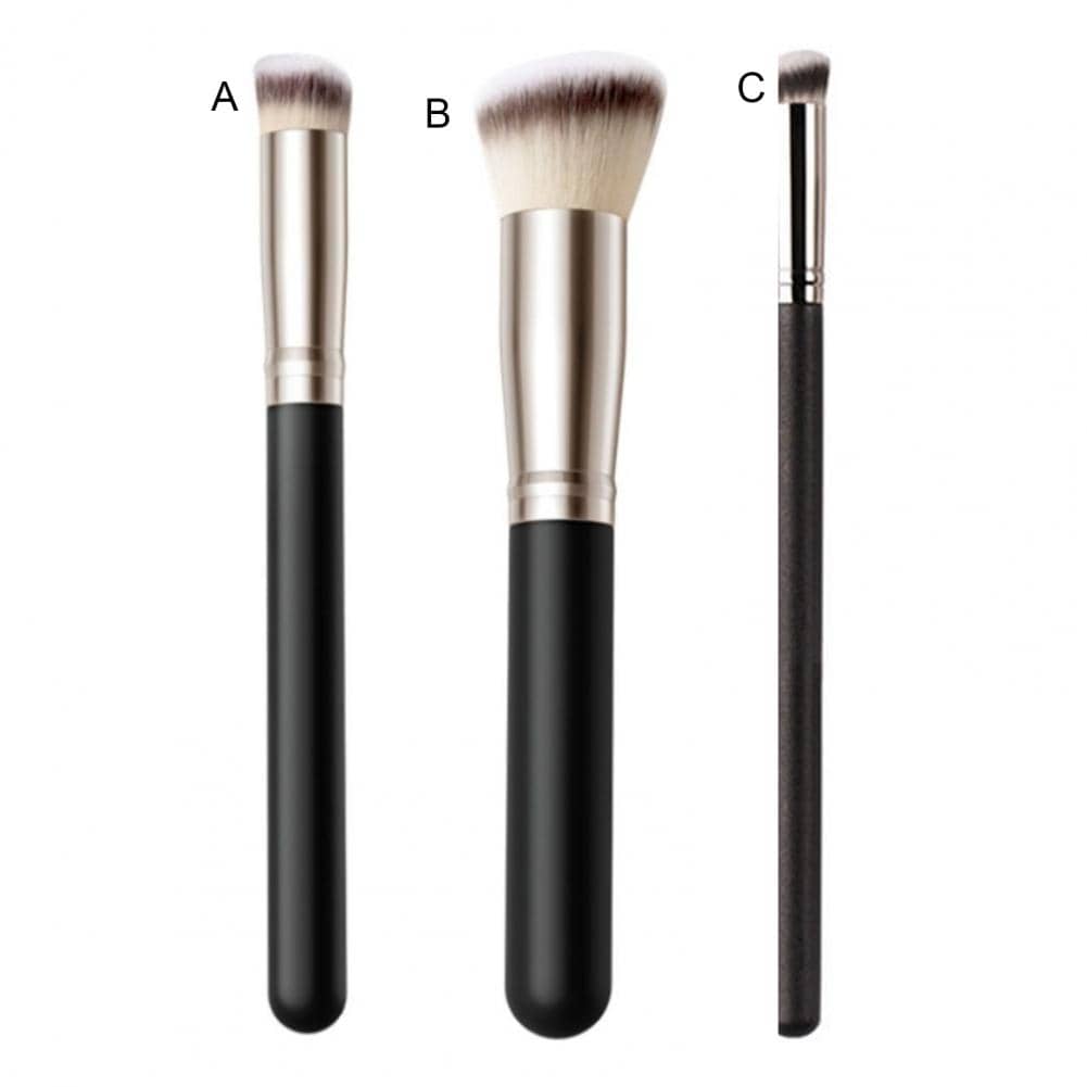 KissICON Useful Makeup Brush Multifunctional Contour Brush Cozy Grip