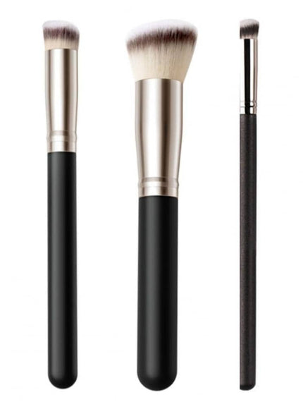KissICON Useful Makeup Brush Multifunctional Contour Brush Cozy Grip