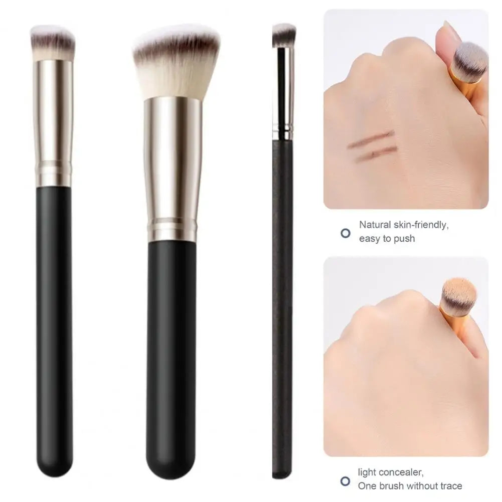 KissICON Useful Makeup Brush Multifunctional Contour Brush Cozy Grip
