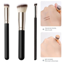 KissICON Useful Makeup Brush Multifunctional Contour Brush Cozy Grip