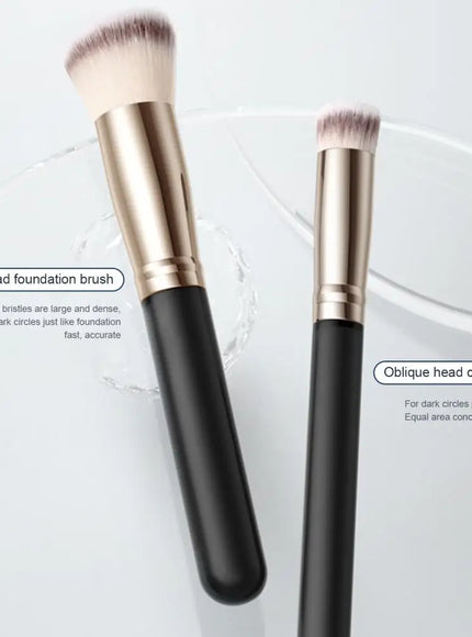 KissICON Useful Makeup Brush Multifunctional Contour Brush Cozy Grip
