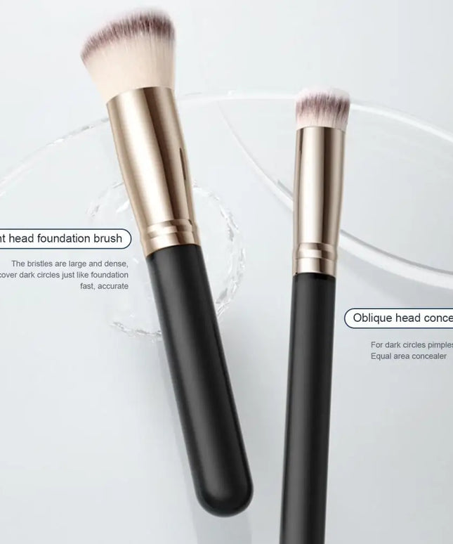 KissICON Useful Makeup Brush Multifunctional Contour Brush Cozy Grip