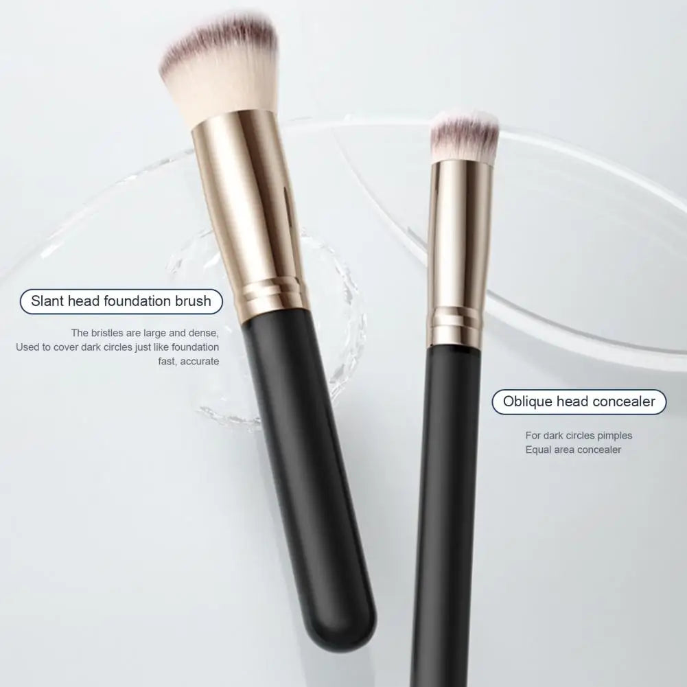 KissICON Useful Makeup Brush Multifunctional Contour Brush Cozy Grip