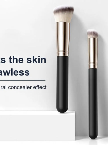 KissICON Useful Makeup Brush Multifunctional Contour Brush Cozy Grip