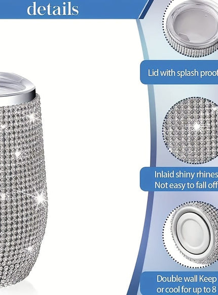 jkthpu-45 UShaped Stainless Steel Egg Shell Cup 12oz Reusable