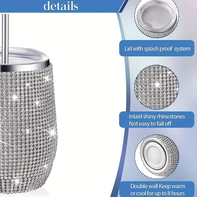 jkthpu-45 UShaped Stainless Steel Egg Shell Cup 12oz Reusable