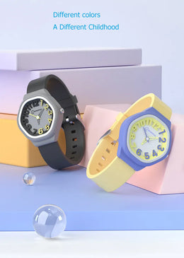 KissICON Uthai C14 Kids Digital Watch Waterproof Quiet For